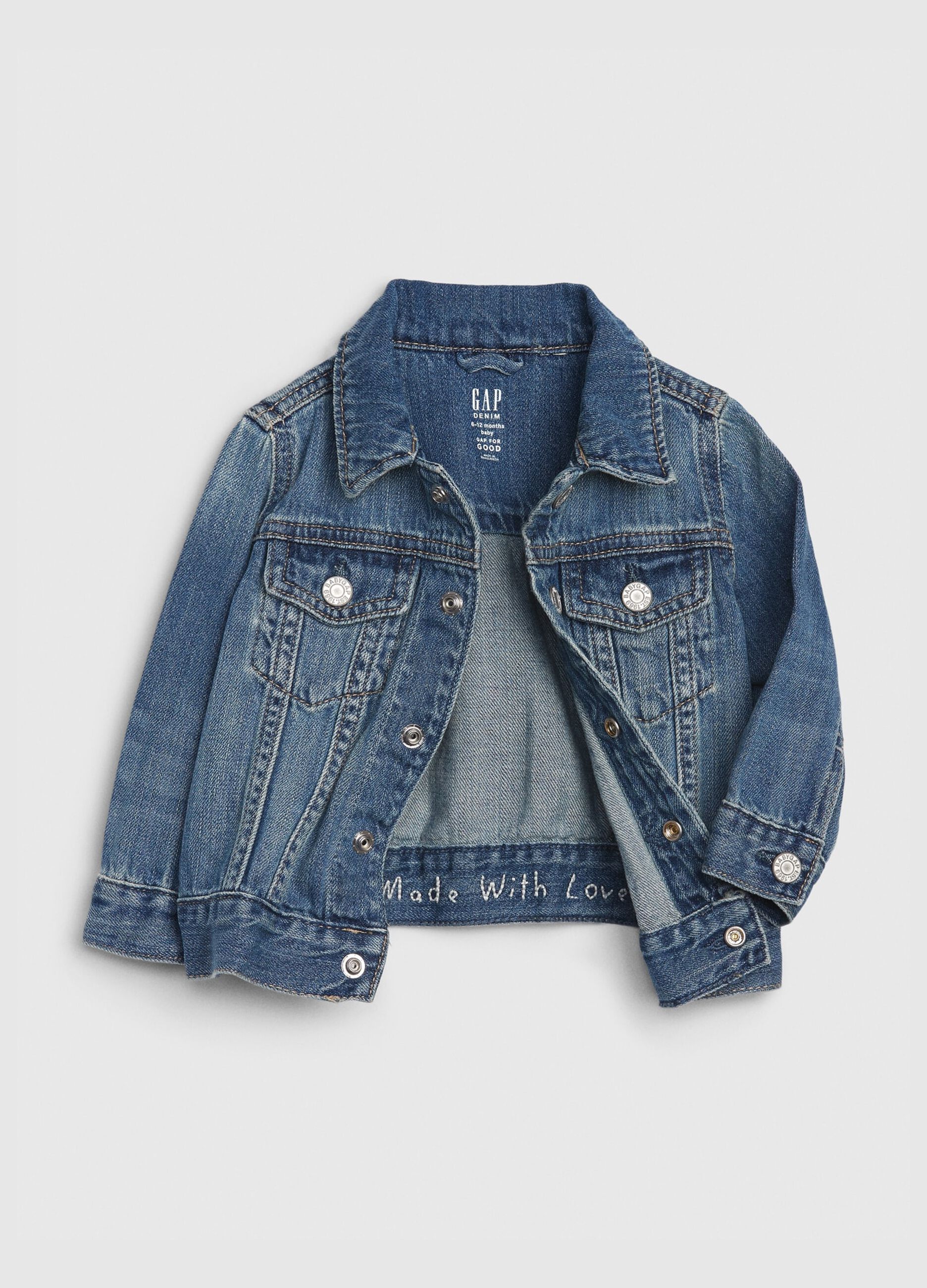 Jacket in 100% cotton denim