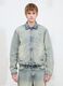 Denim Padded Jacket Vintage Light Blue_3