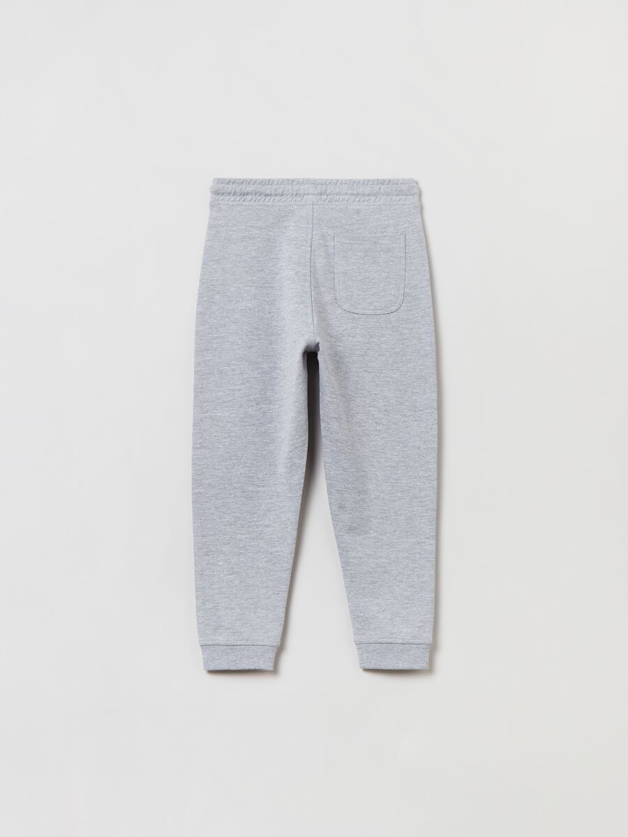 Joggers in felpa con coulisse_1