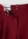 Red wide-leg formal trousers in stretch viscose blend_2