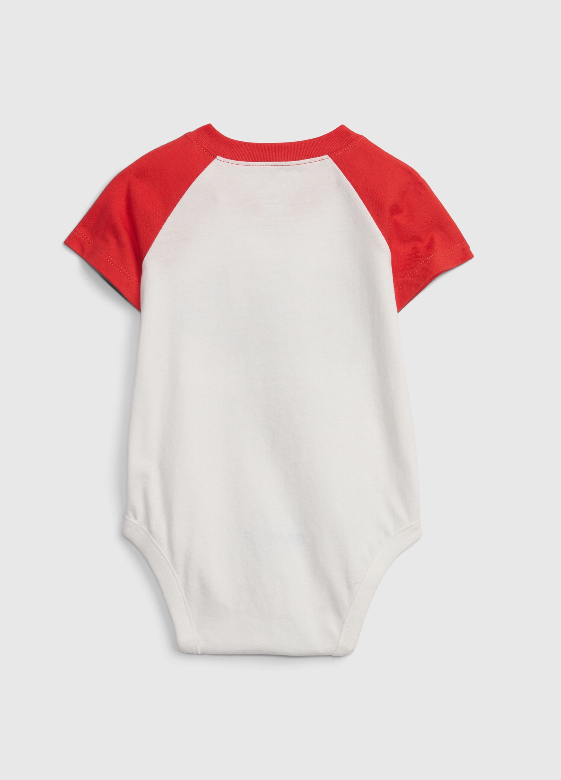 Body in cotone bio con stampa logo_1