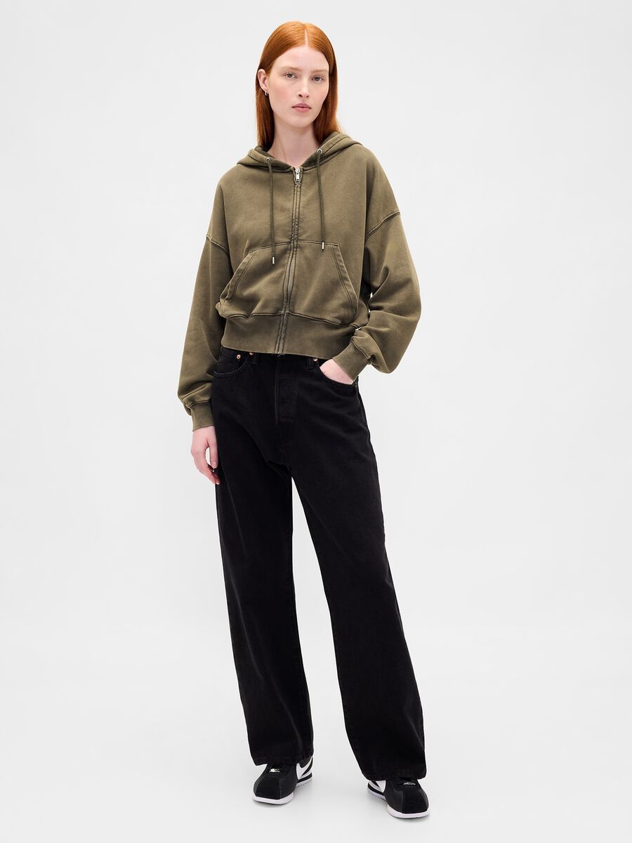 Green Hoodie with Zip_2