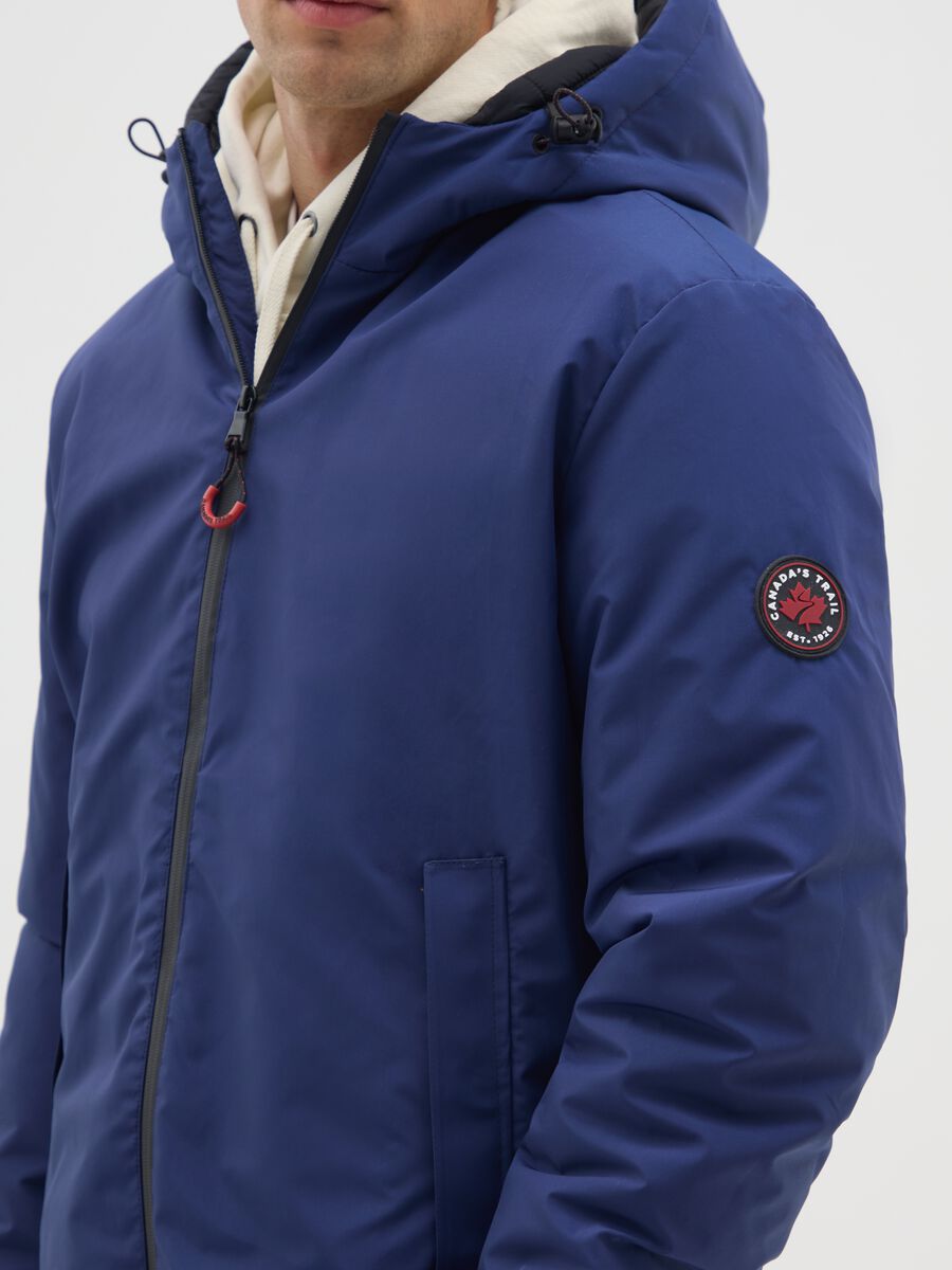 Heavy Blue Hooded Jacket_3