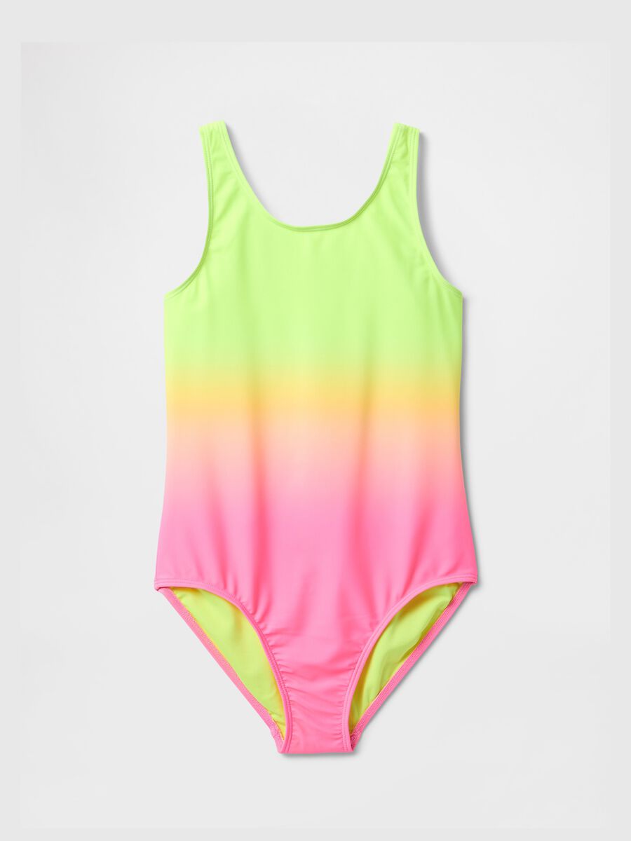 Multicolour Gradient Swimsuit_0