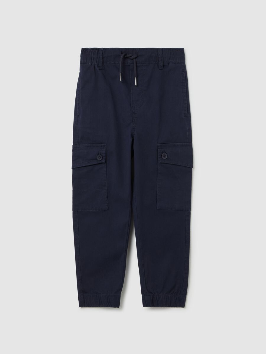 Cargo joggers with drawstring_0