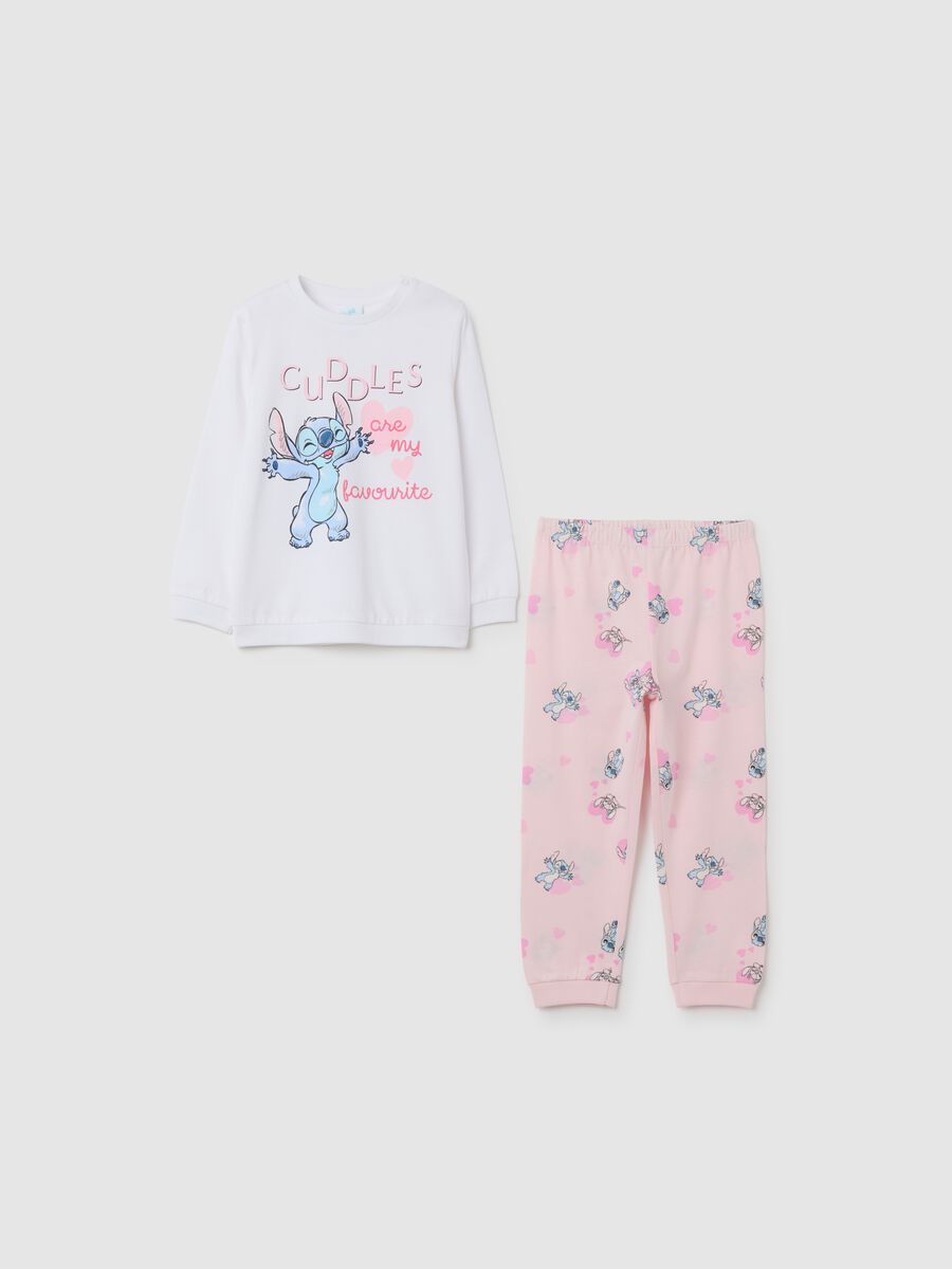 Girls' Multicolour Pure Cotton Pyjama Set_0