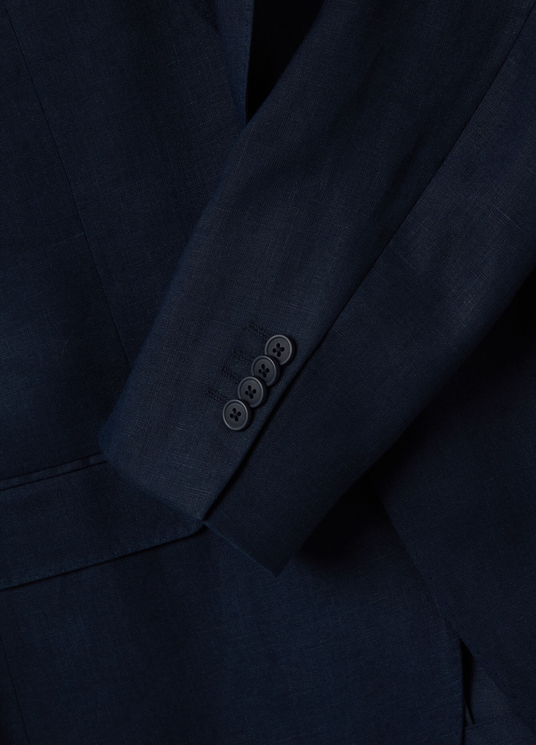 Blazer monopetto regular fit in lino Contemporary