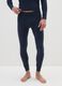 Blue regular fit leggings_1