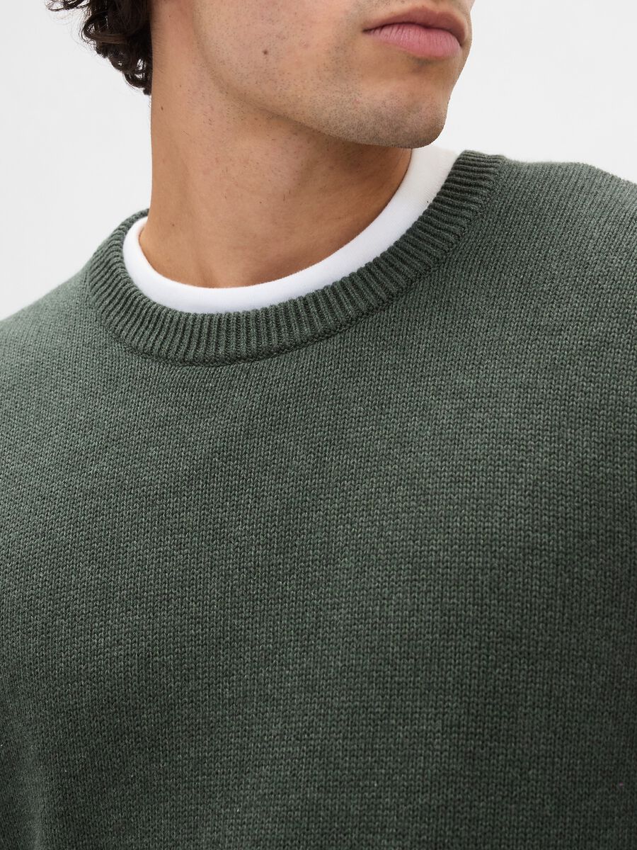 Green Cotton Pullover_3