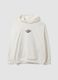 White pure cotton hoodie with Mario Kart print_4
