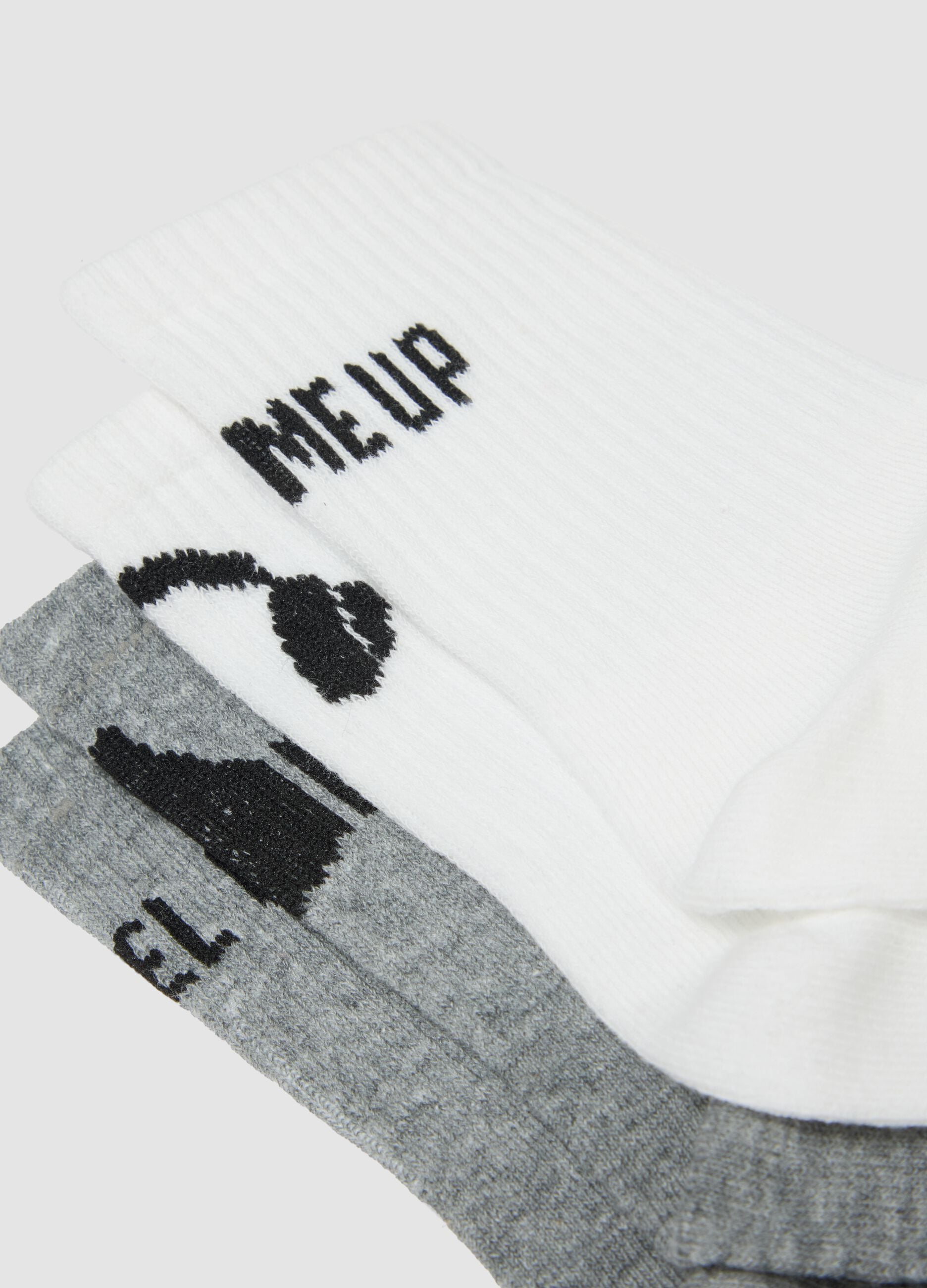 3-pack of multicolour short socks in organic stretch cotton for boys