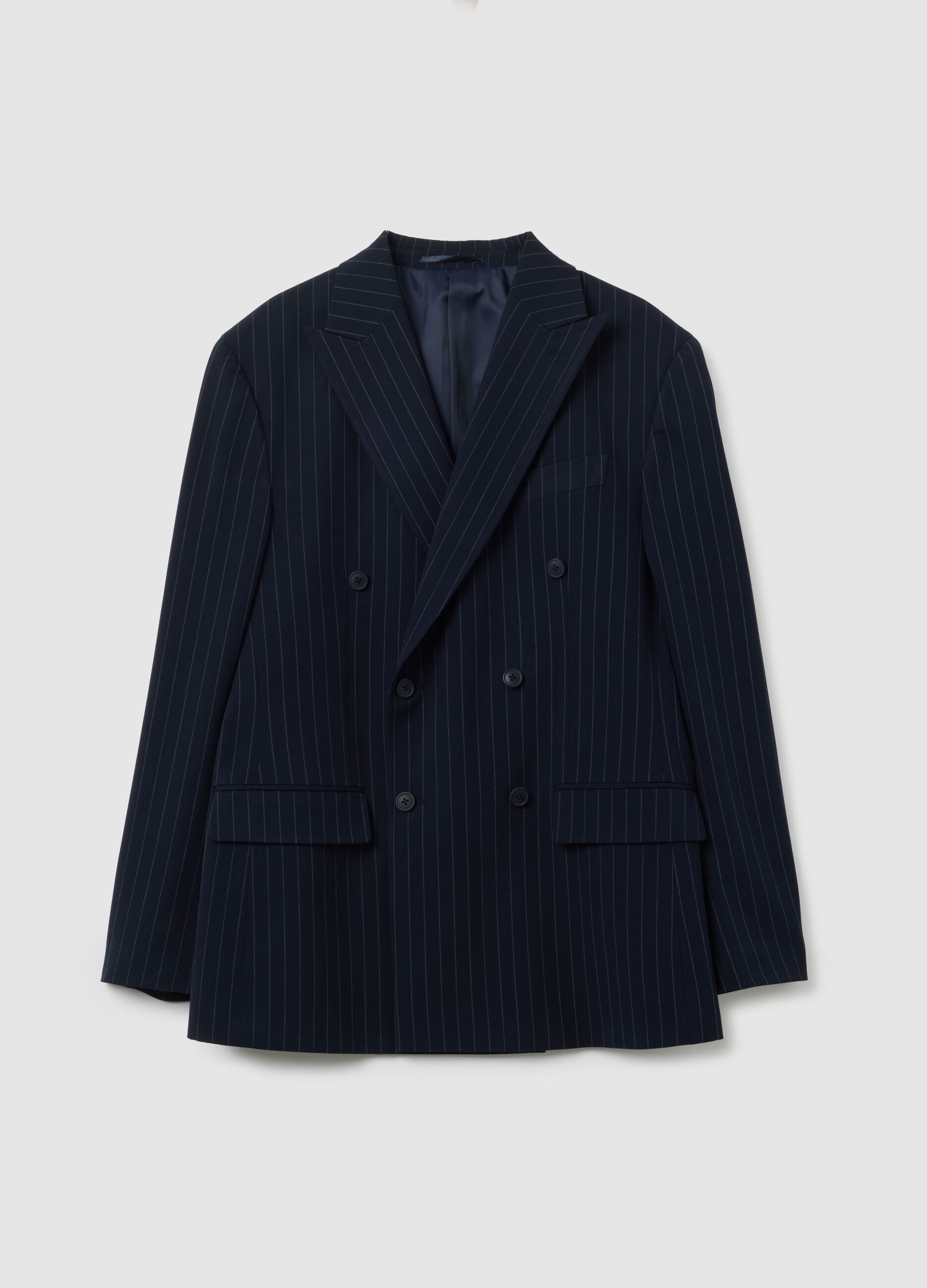Completo in misto blu regular fit