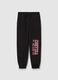 Fleece joggers with print_3