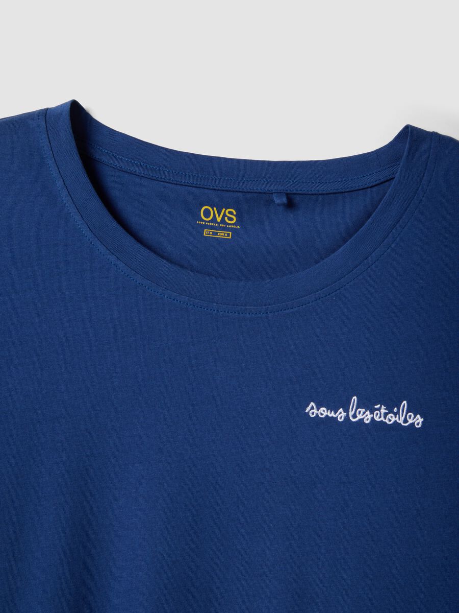 Pigiama corto in puro cotone multicolor regular fit_5