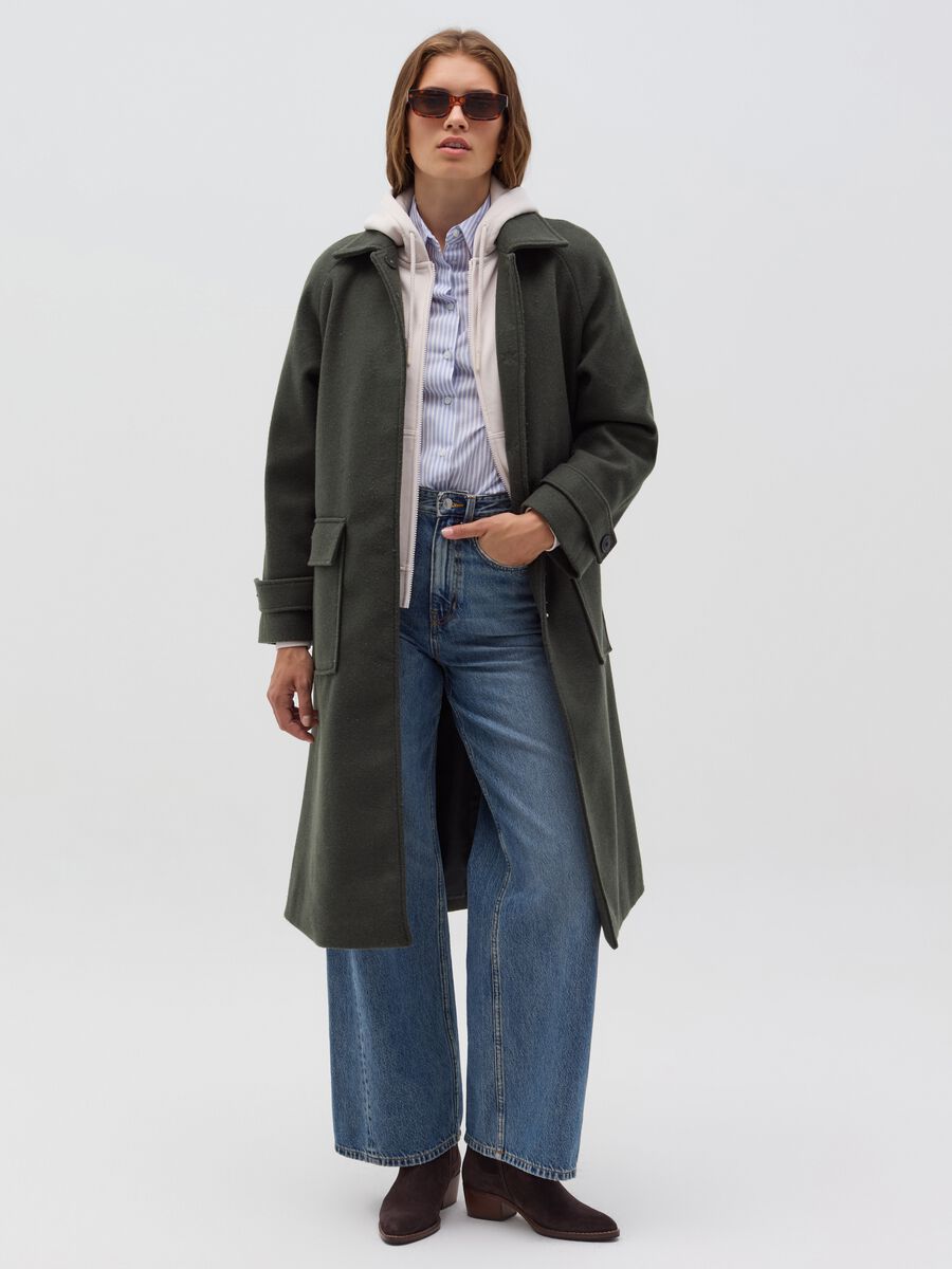 Cappotto lungo con cintura_0