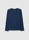Boys' Long Sleeve T-shirt in Blue Jersey_3