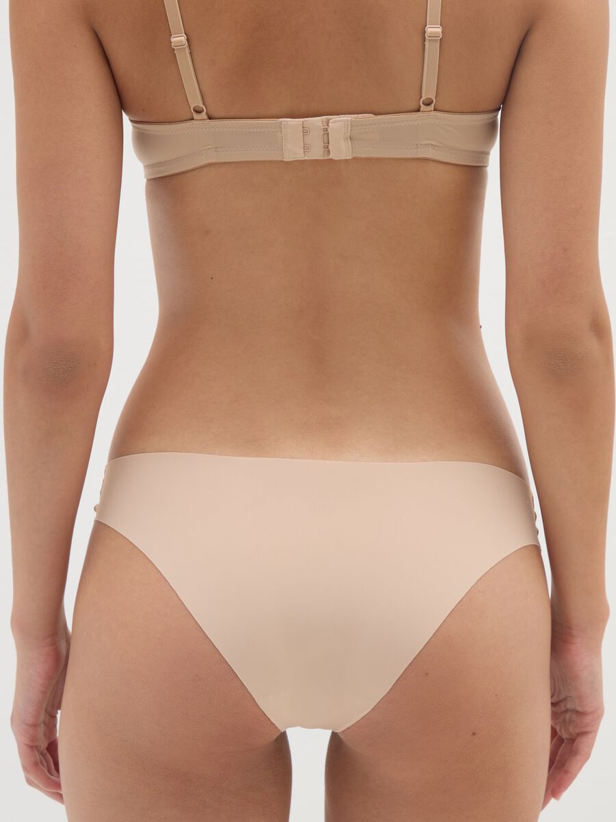 Slip elasticizzato beige regular fit_2