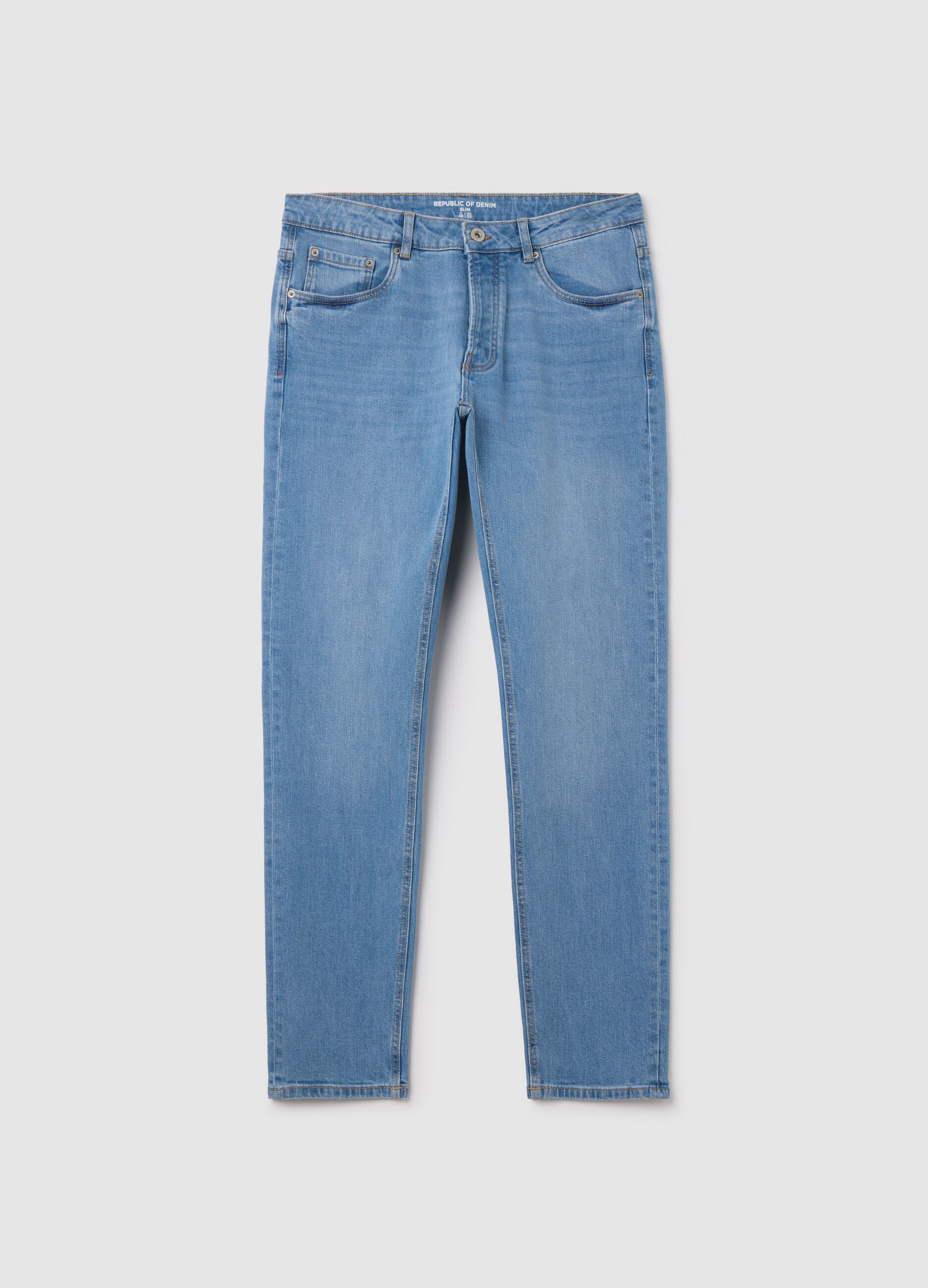 Slim-fit stretch jeans