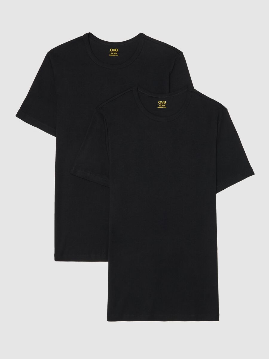Two-pack undershirts with round neck_4