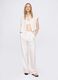 Sleeveless white linen and viscose shirt_1