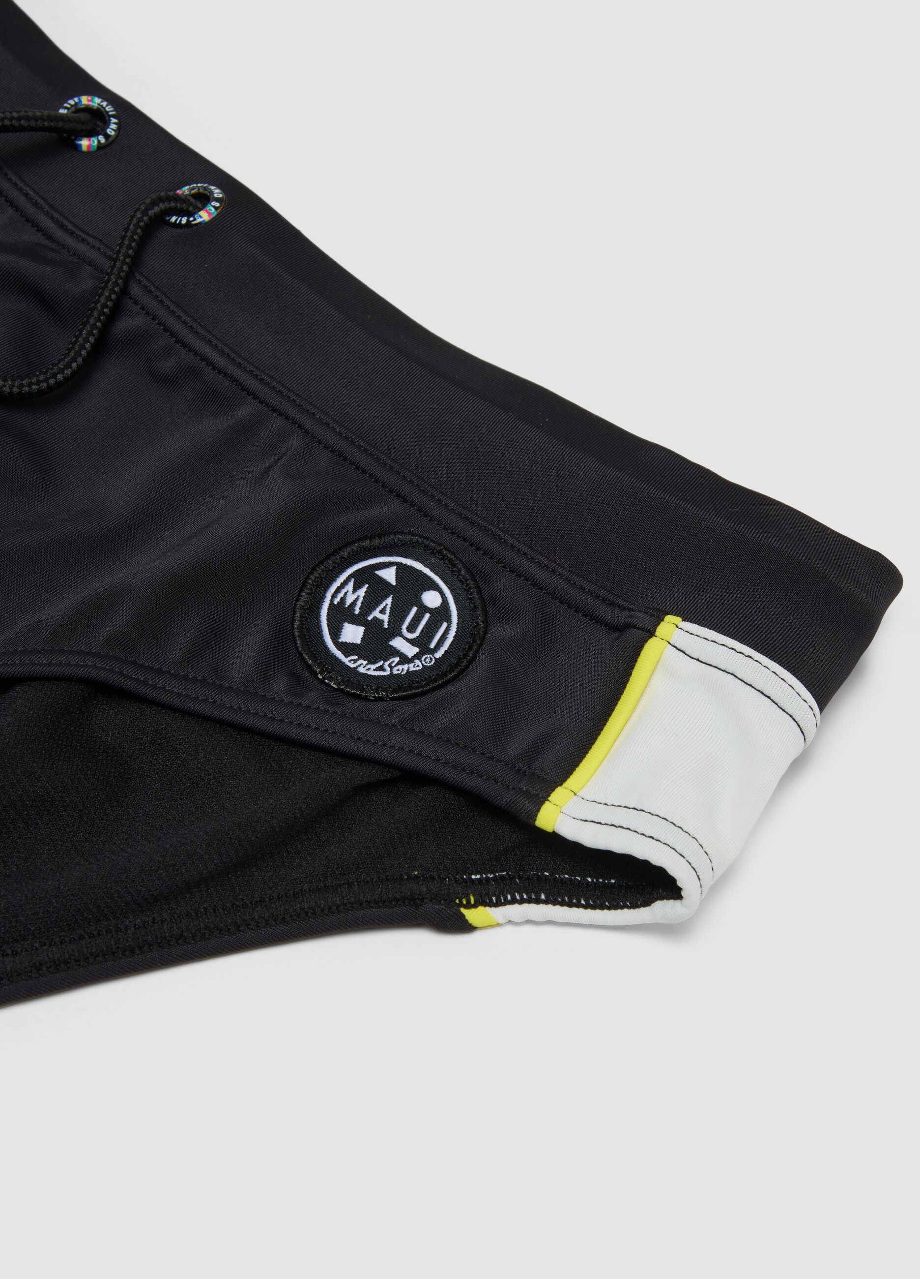 Blue stretch swim briefs