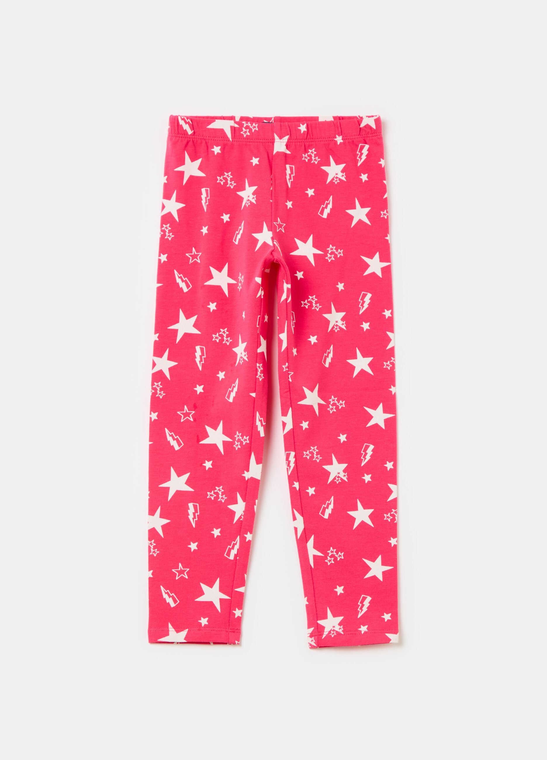 Printed stretch leggings
