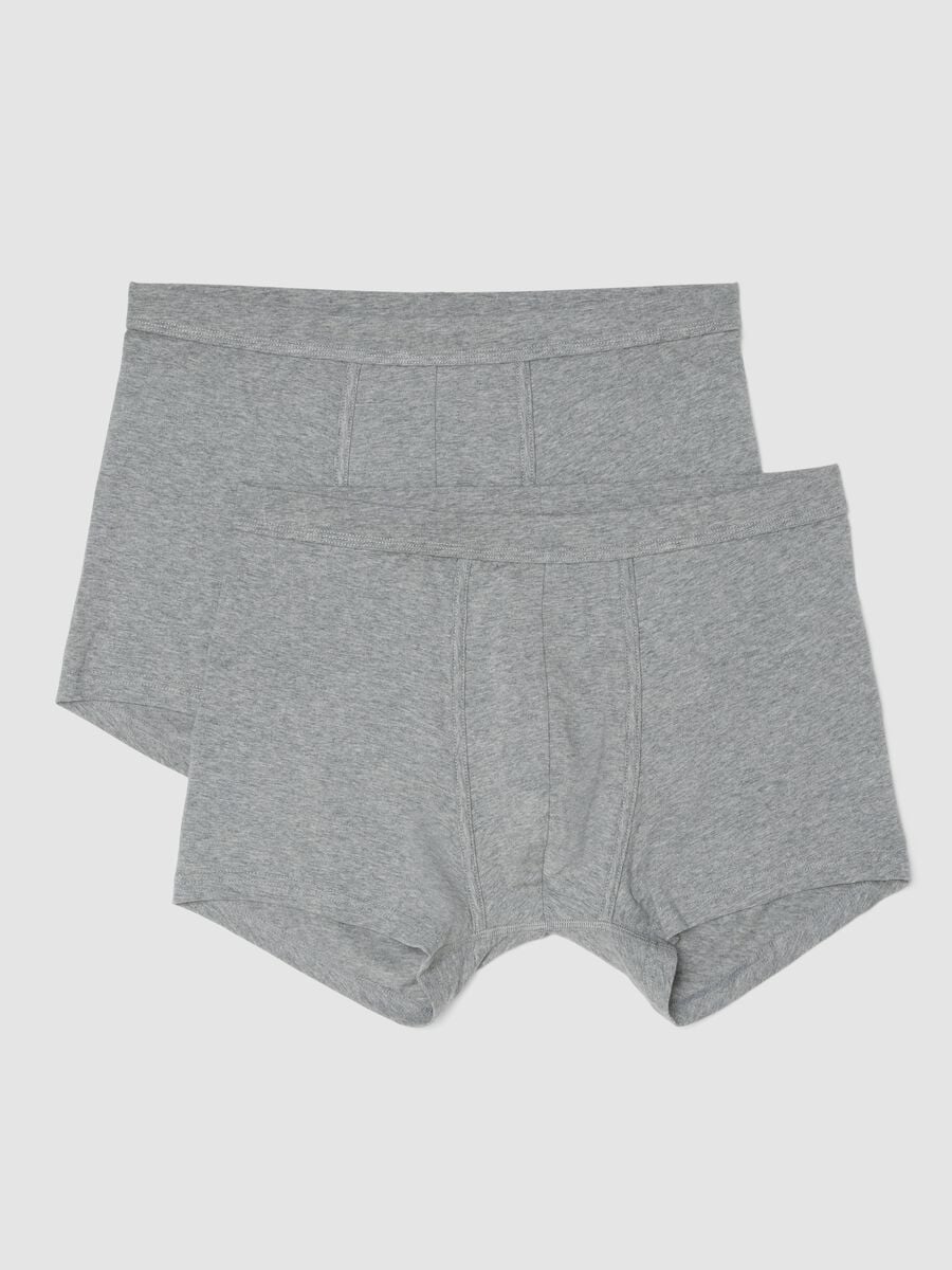 2-pack of grey stretch Supima cotton boxer shorts_4