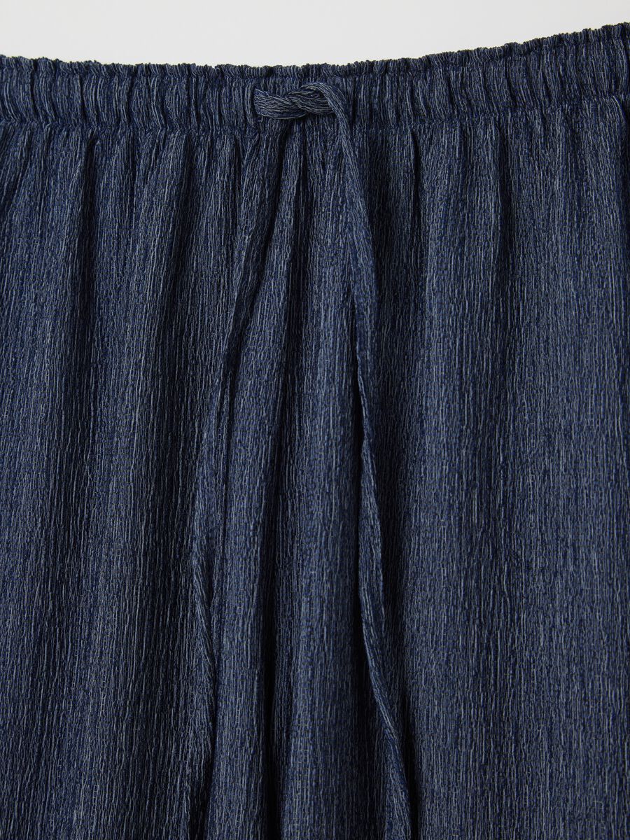 Wide blue trousers in stretch jersey_5