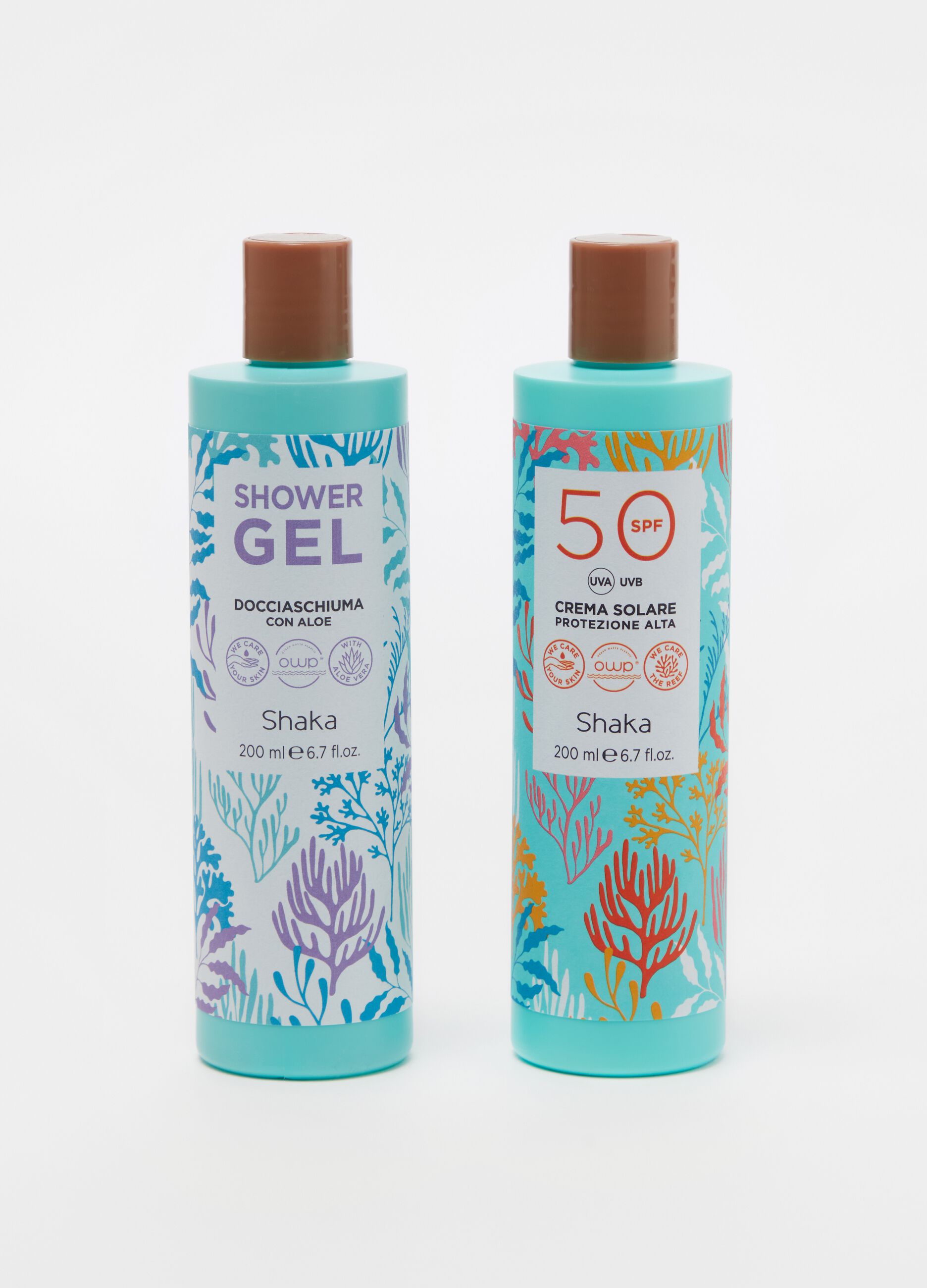 SUN CREAM SPF 50 and shower gel kit
