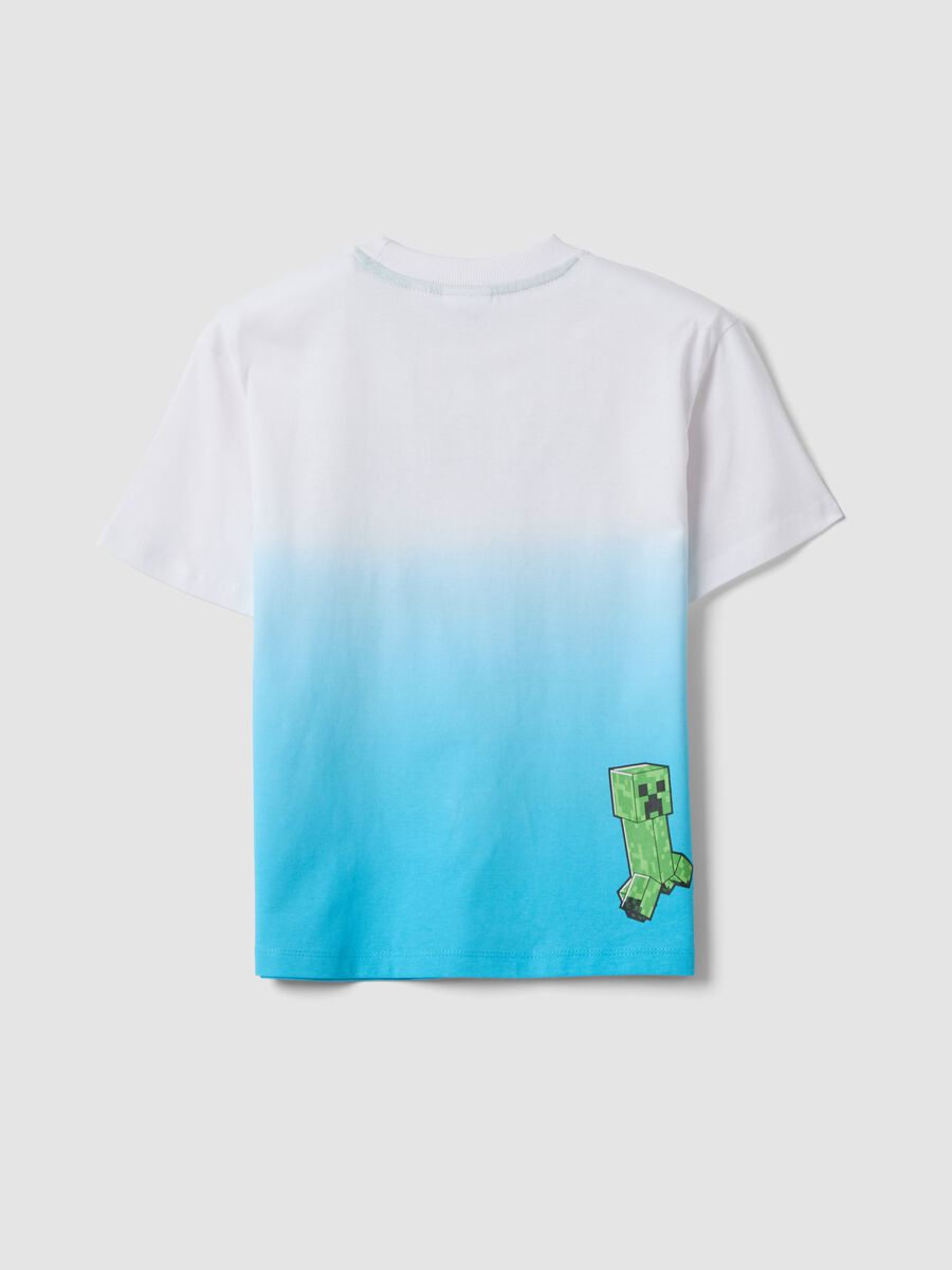 T-shirt multicolor in puro cotone da bambino oversize fit Minecraft_1