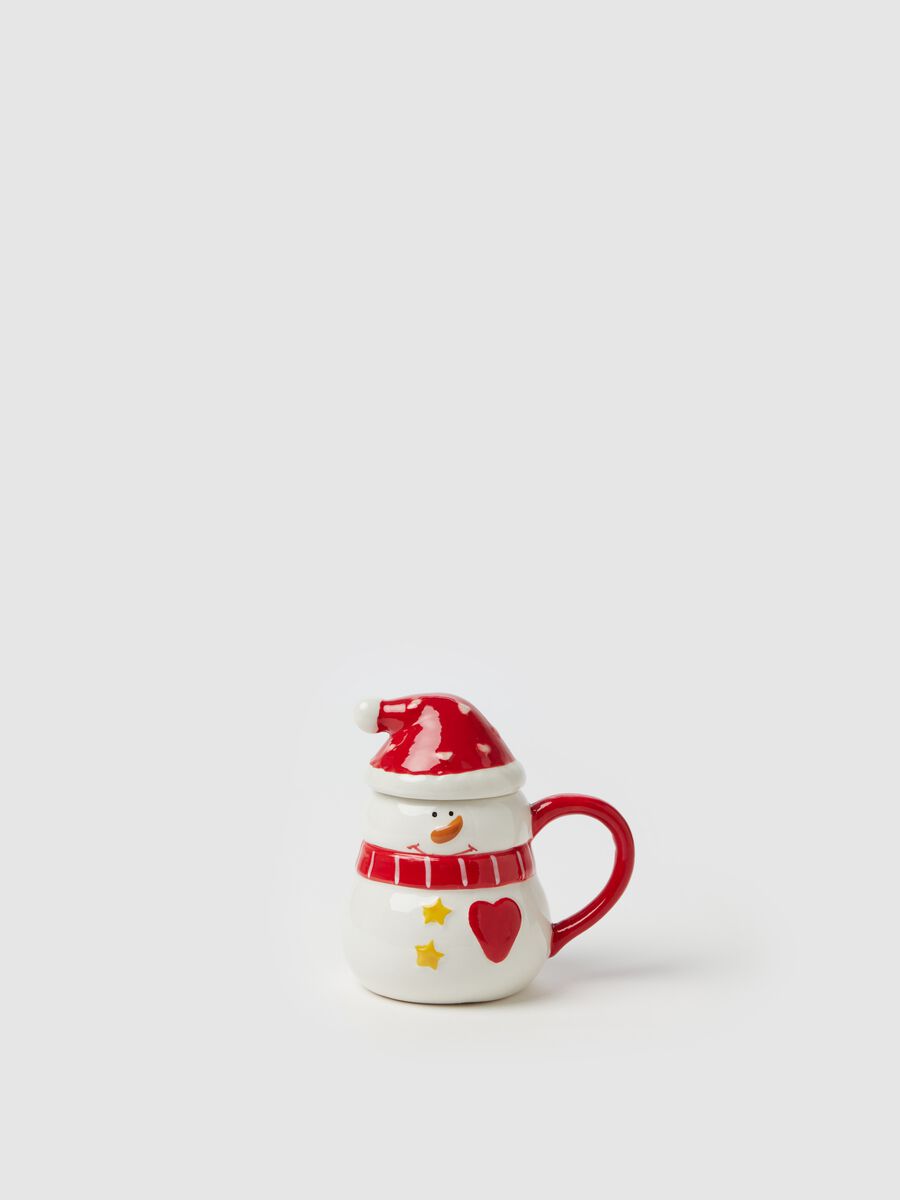 Snowman cup with lid_0