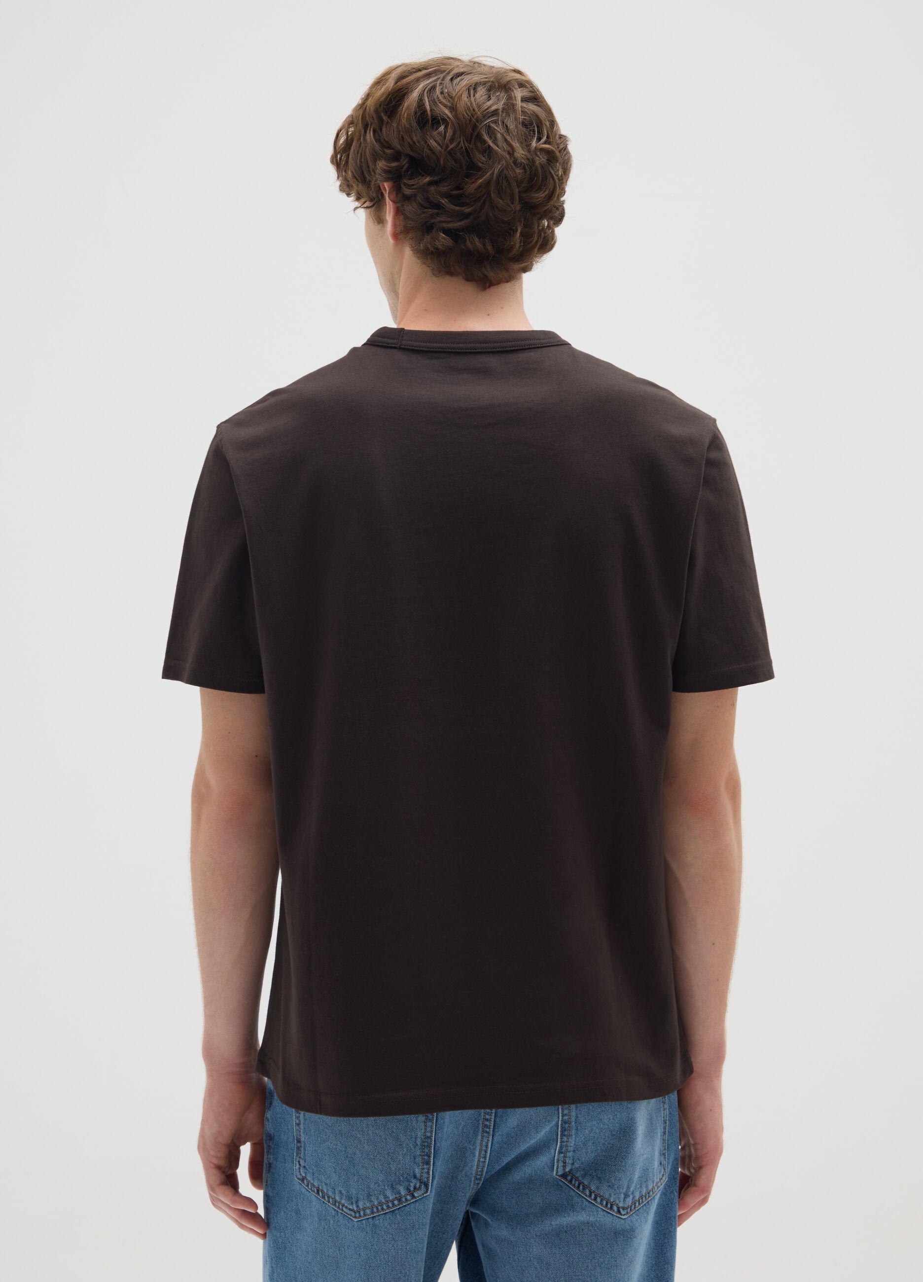 Black Cotton T-Shirt