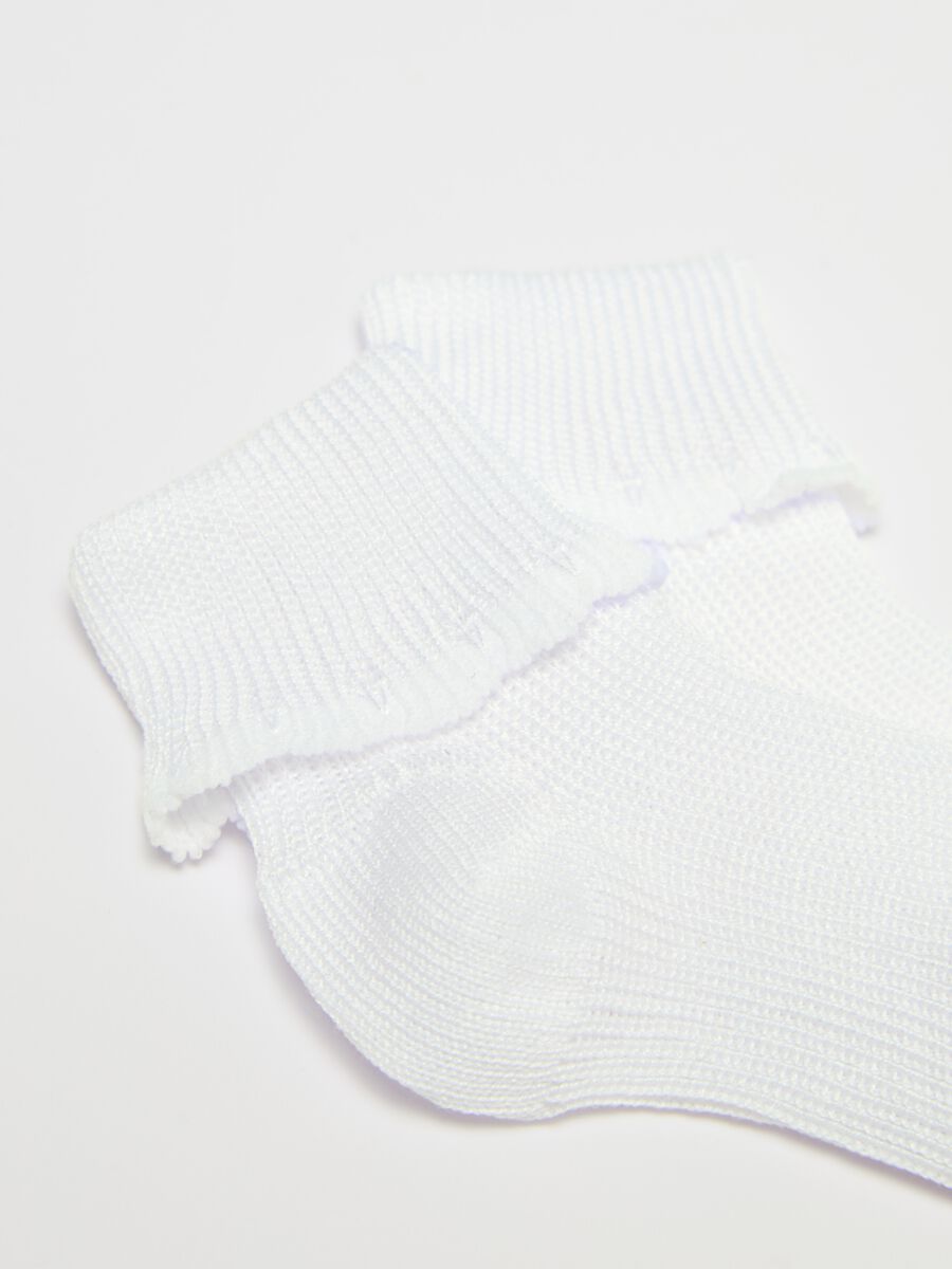 Two-pair pack first days short socks_1