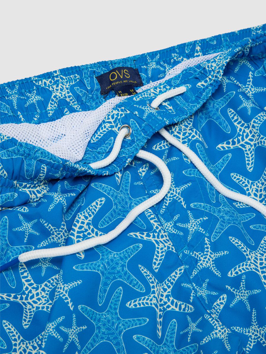 Men's Multicolour Swimwear with Starfish_1