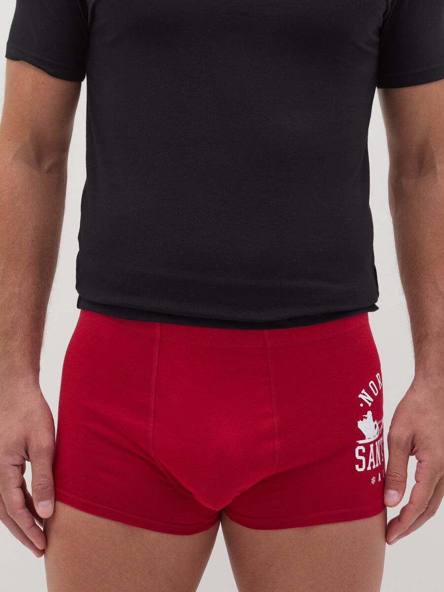 Boxer shorts with Christmas print_1
