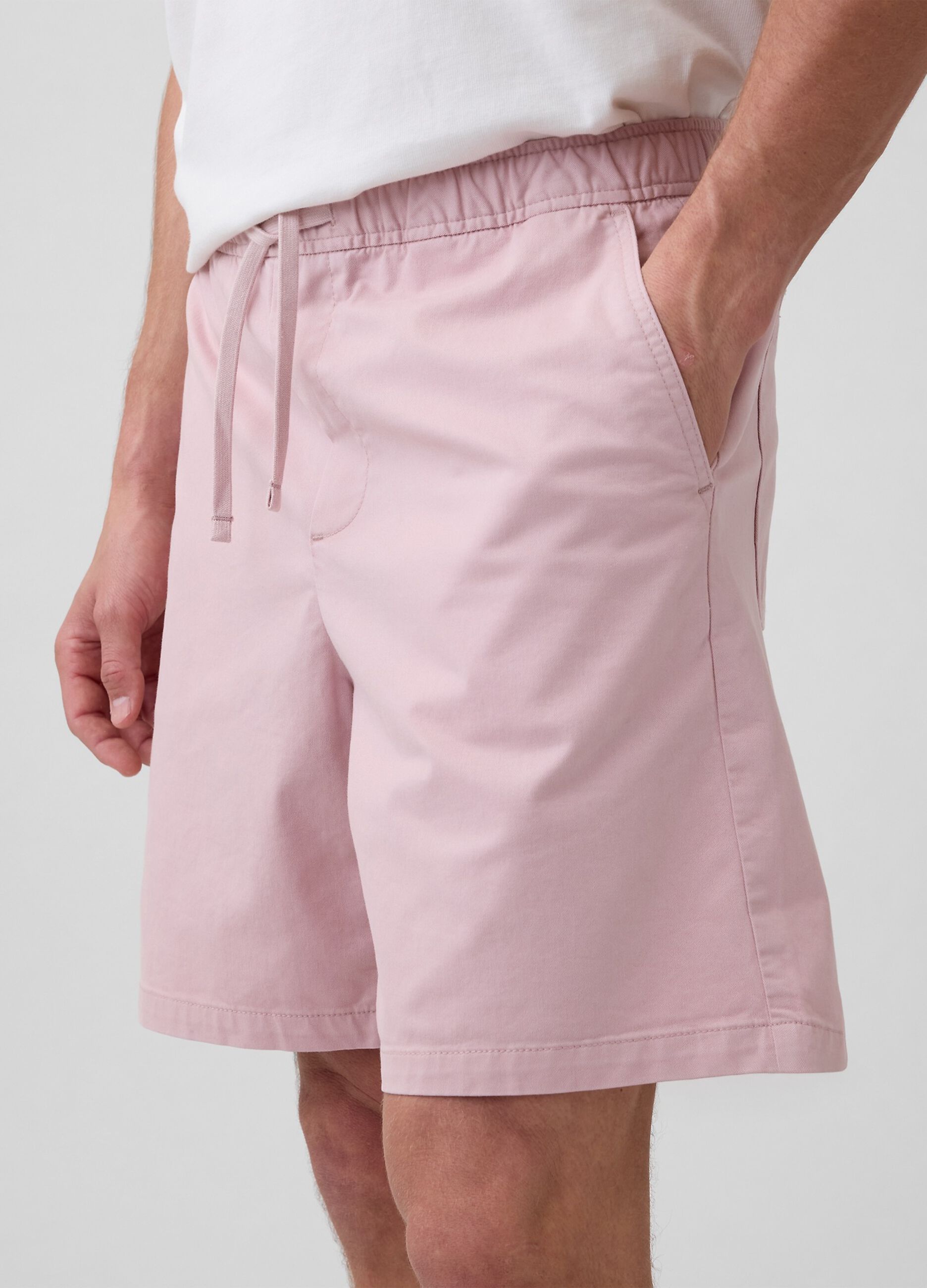 Stretch cotton shorts