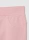 Slim fit pink treggings for girls in stretch cotton_2