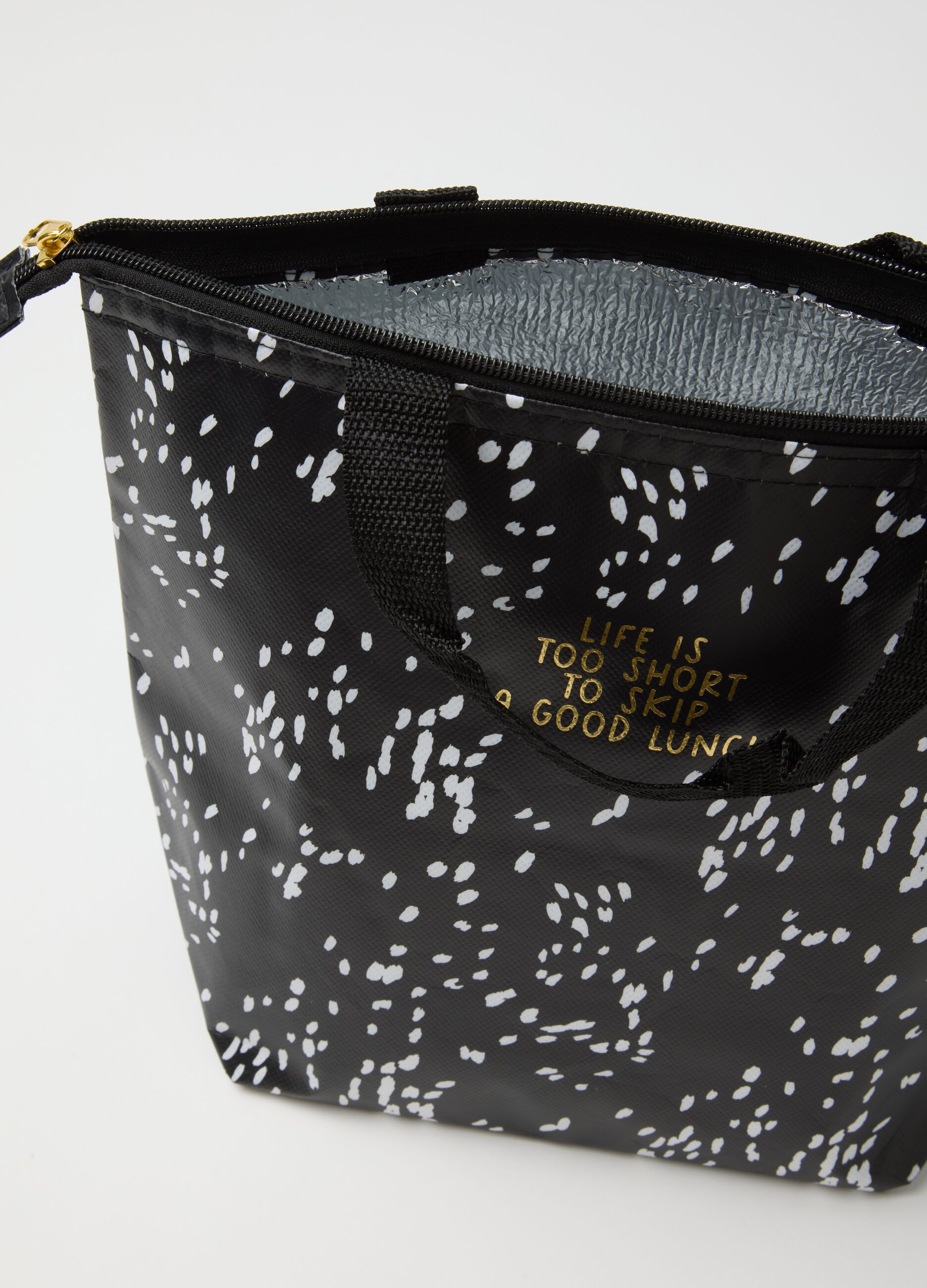 Multicolour paper bag with pattern