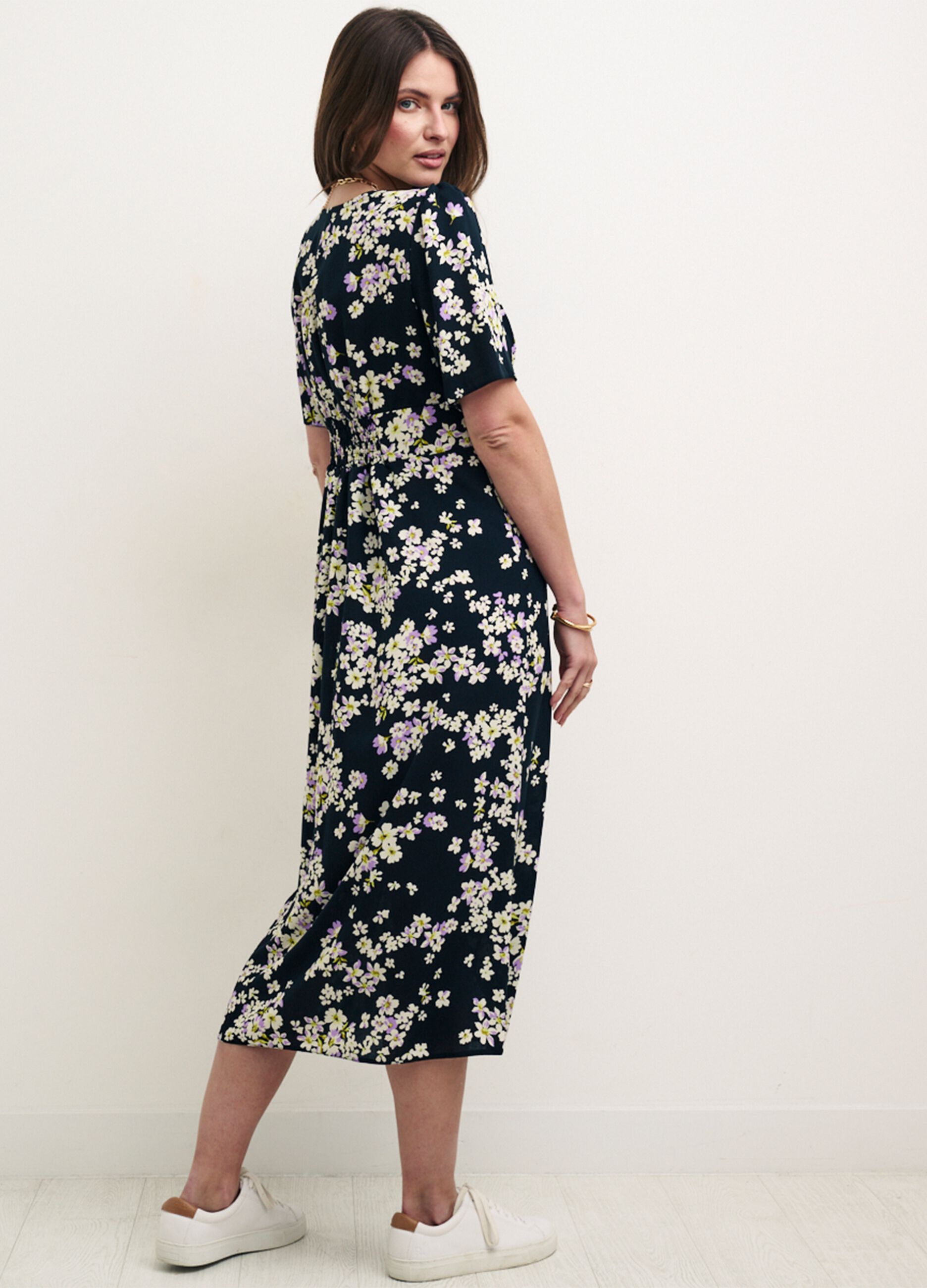 Nobody’s Child midi dress with floral print