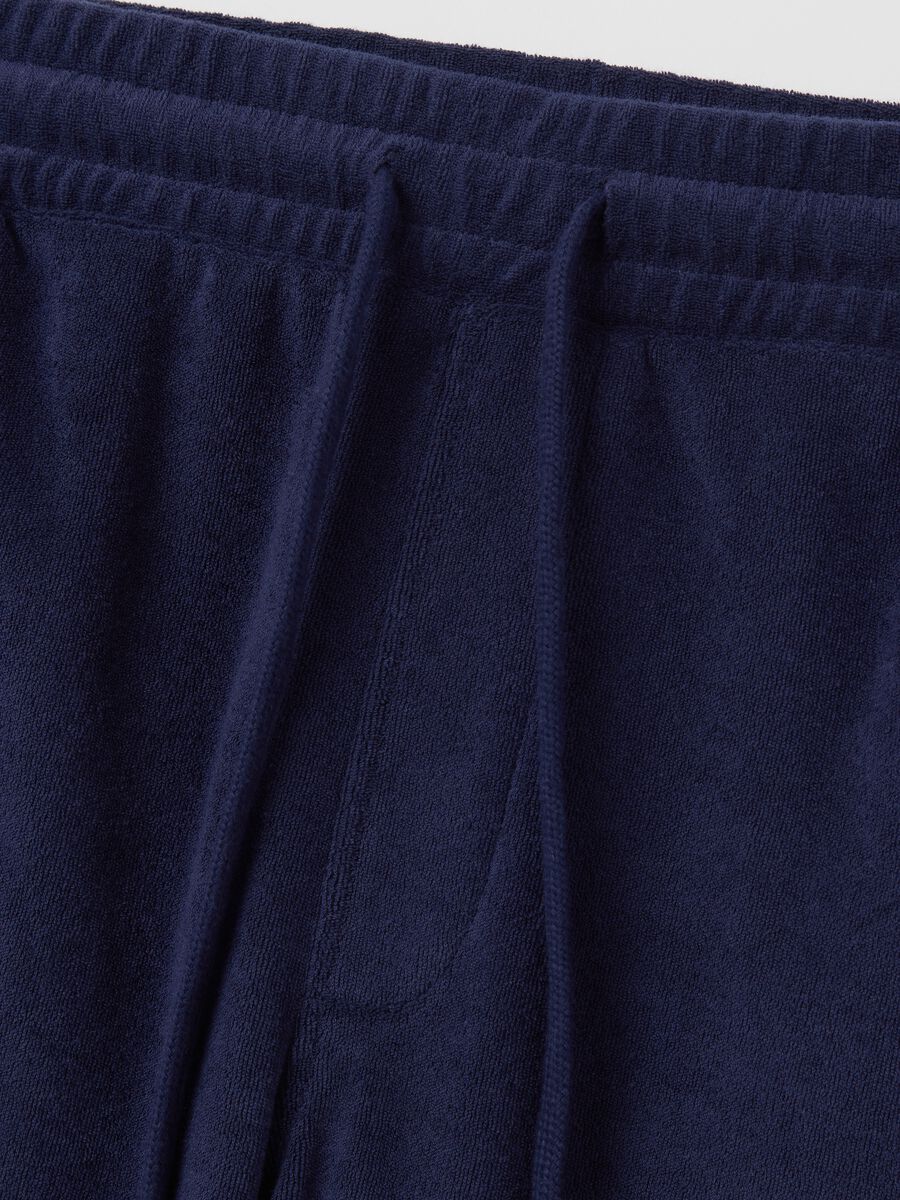 Bermuda in Lead Blue Mixed Fabric_5