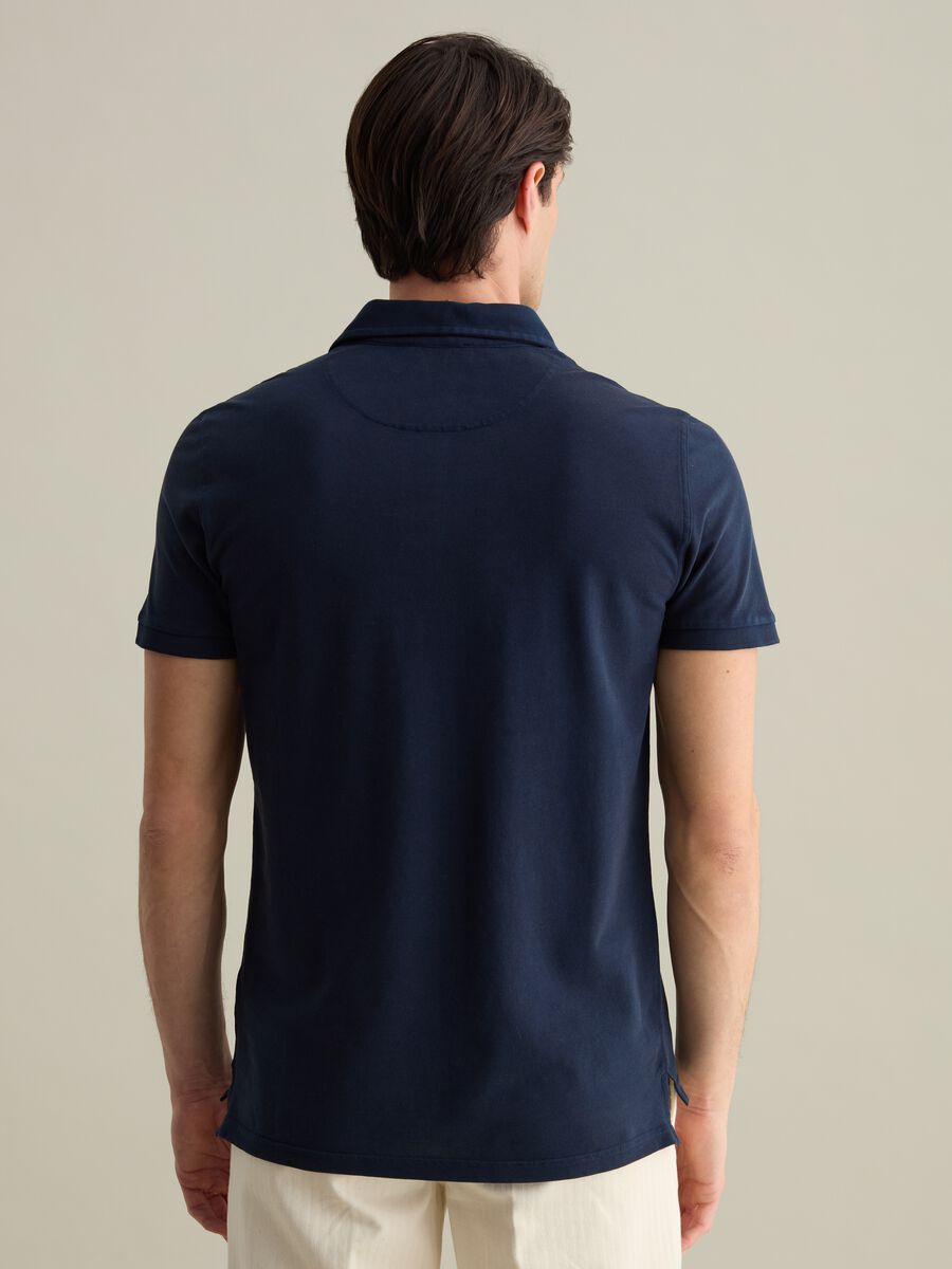Cotton pique polo shirt_2