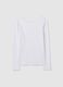 White pure cotton regular fit jumper_4