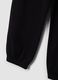 Pantaloni jogger neri in puro cotone organico_3