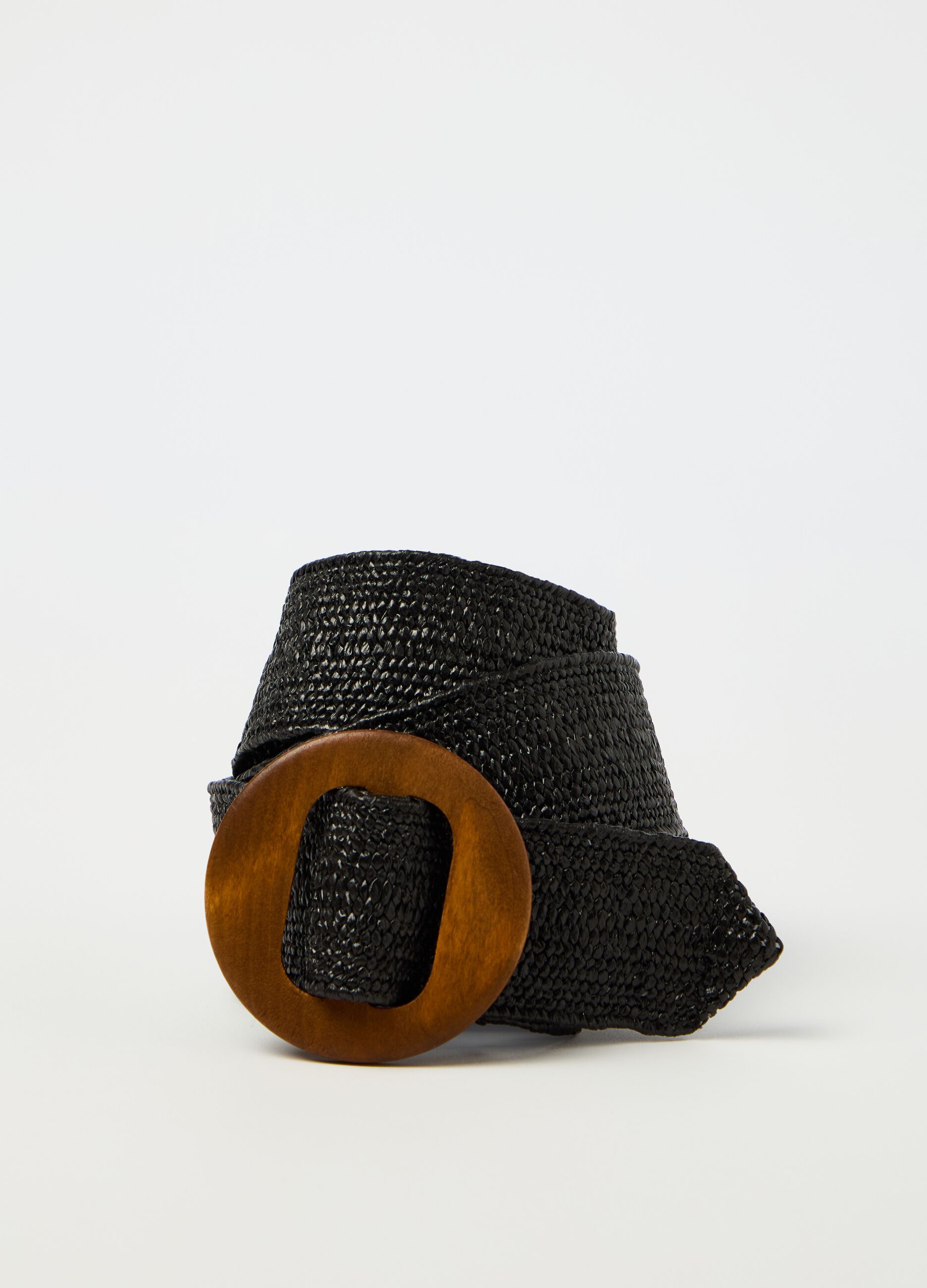 Raffia belt