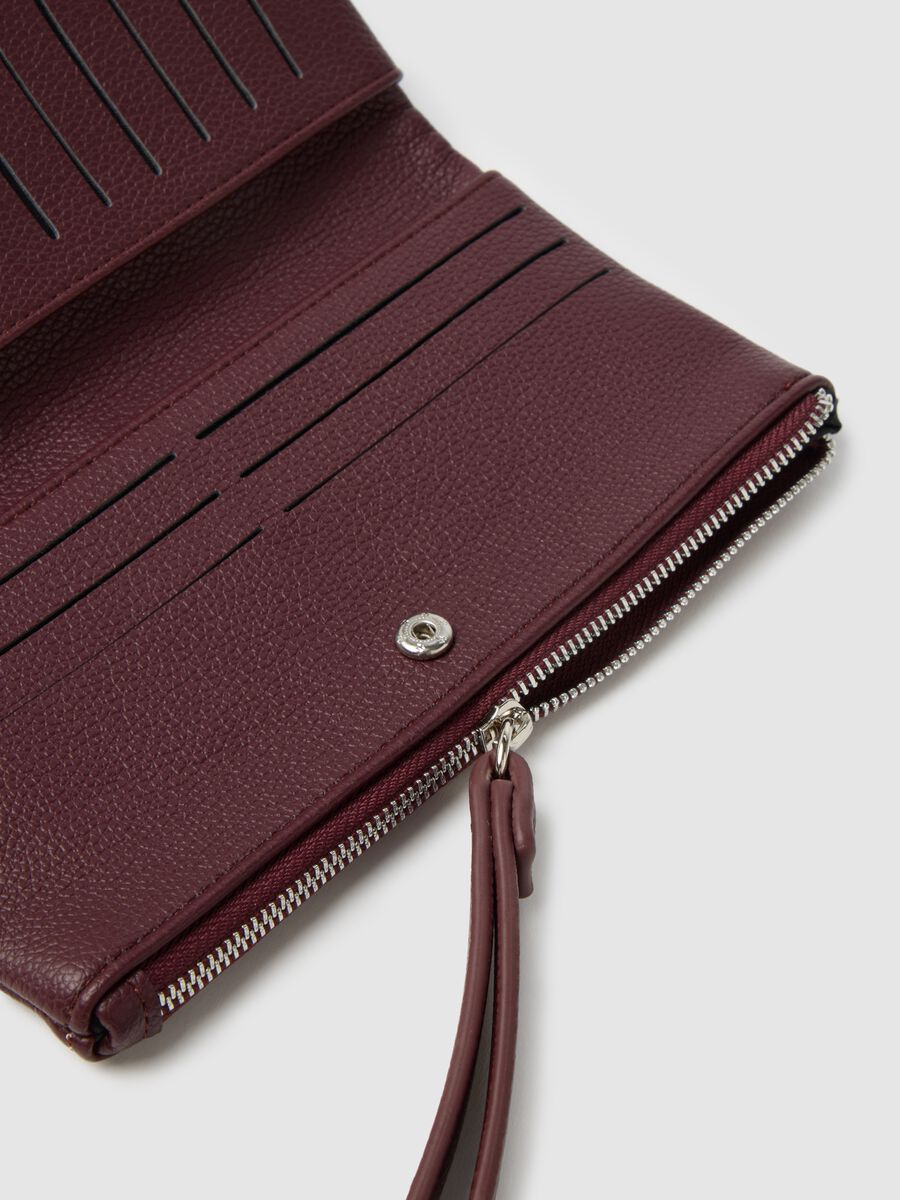 Red Wallet with Zip_2