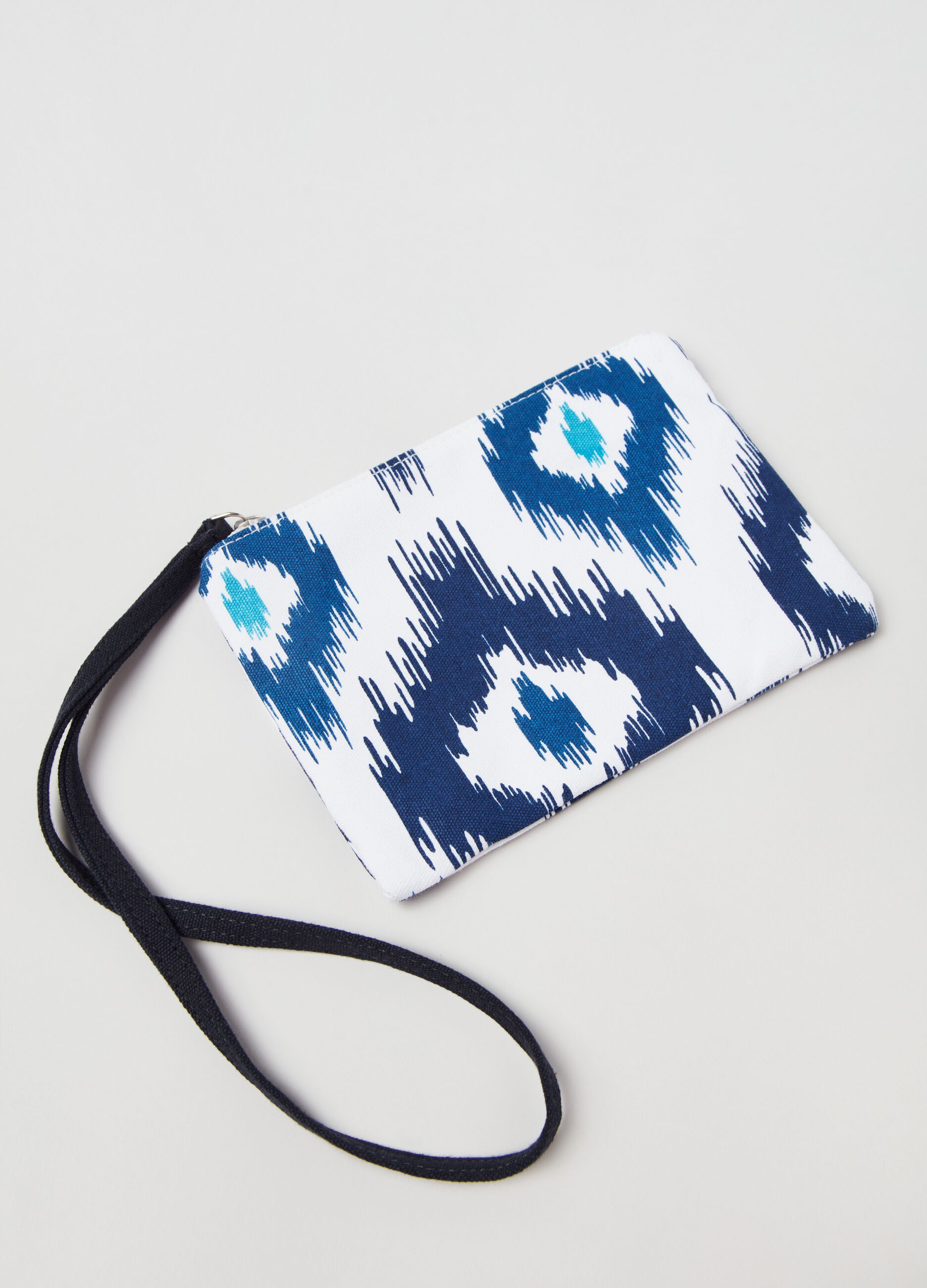 Borsa shopper con stampa ikat_2