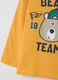 Children's yellow pure cotton t-shirt regular fit_2