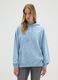 Regular fit blue cotton blend sweatshirt_1