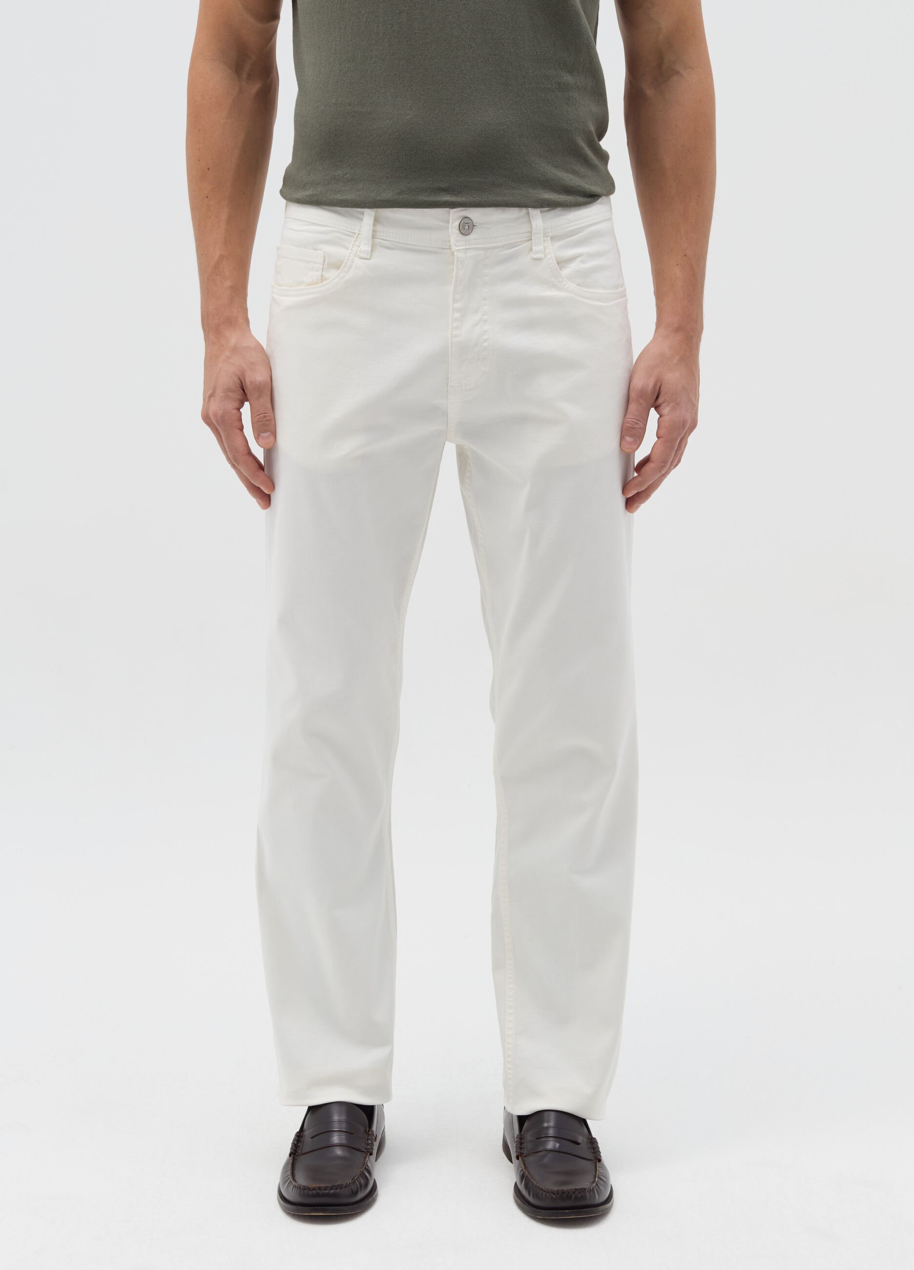 Regular-fit trousers with five pockets