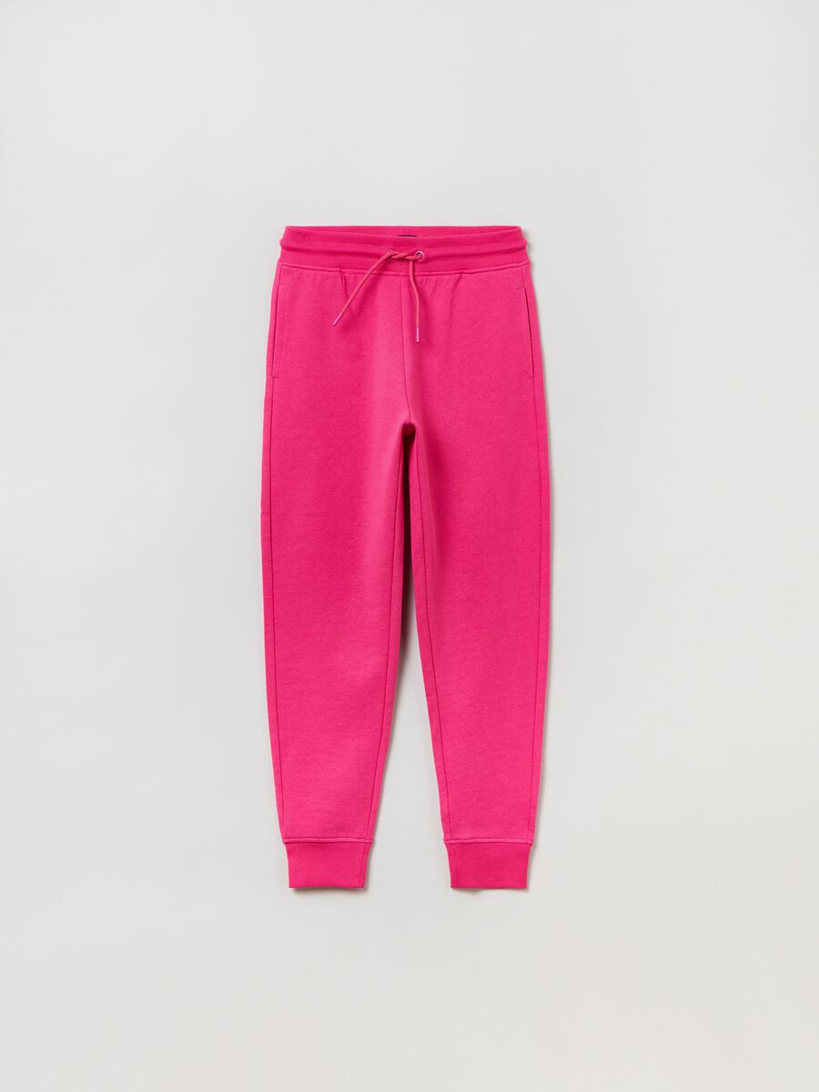 Joggers in felpa con coulisse _0